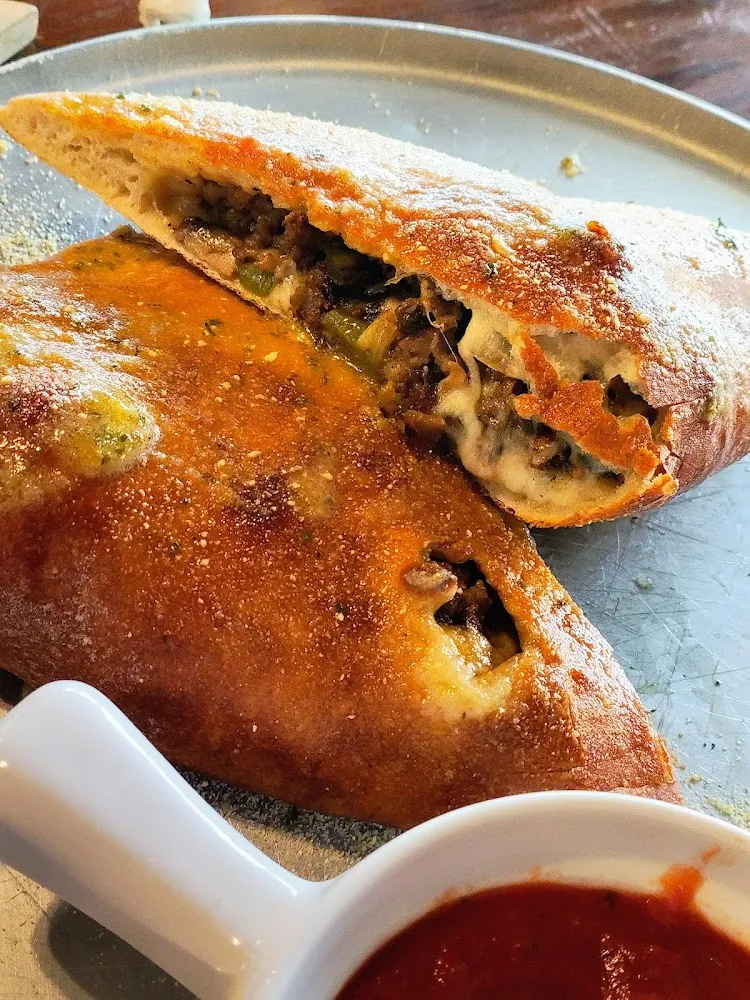 Philly Cheesesteak Calzone
